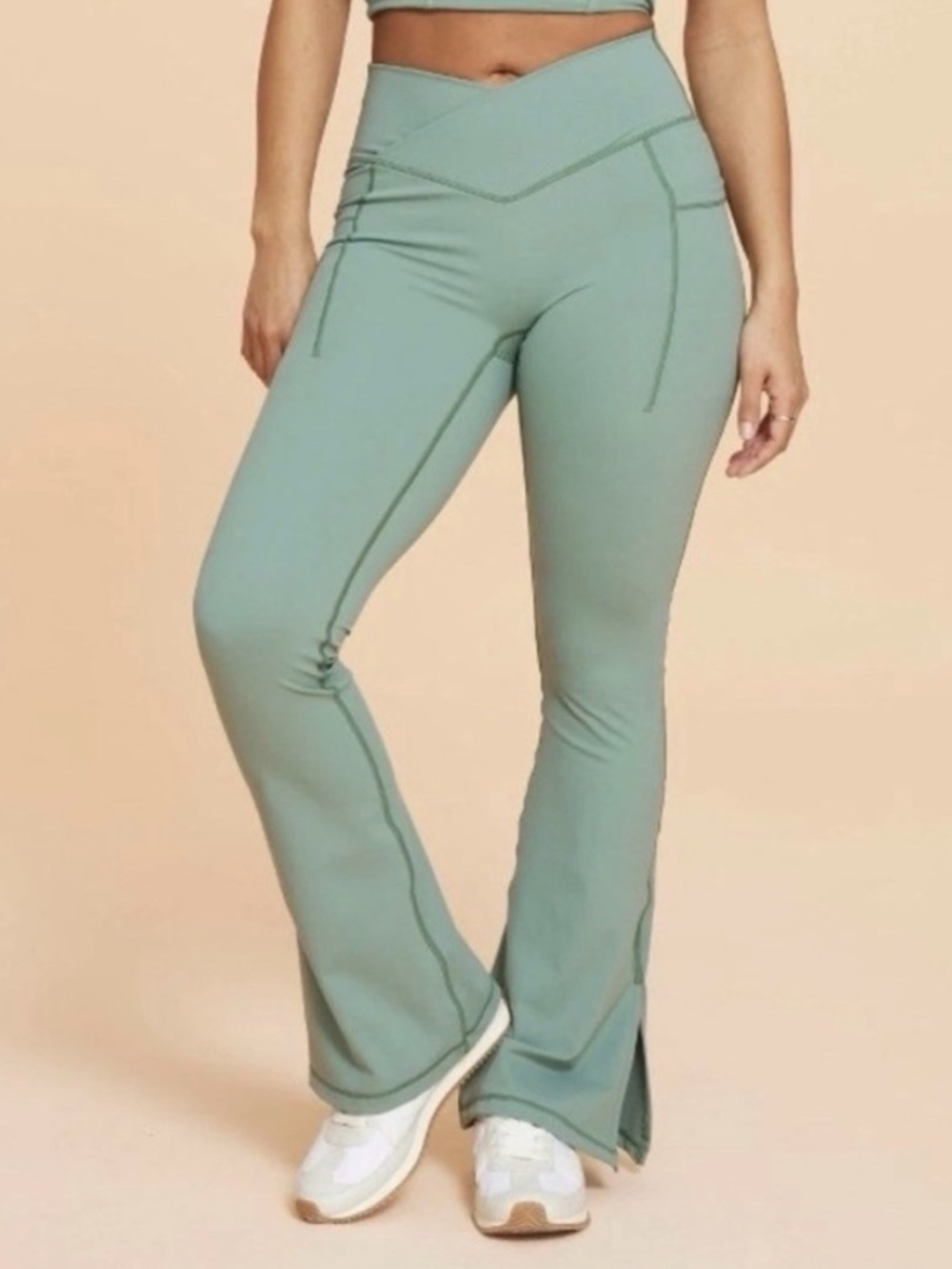 Blogiates crisscross flare legging